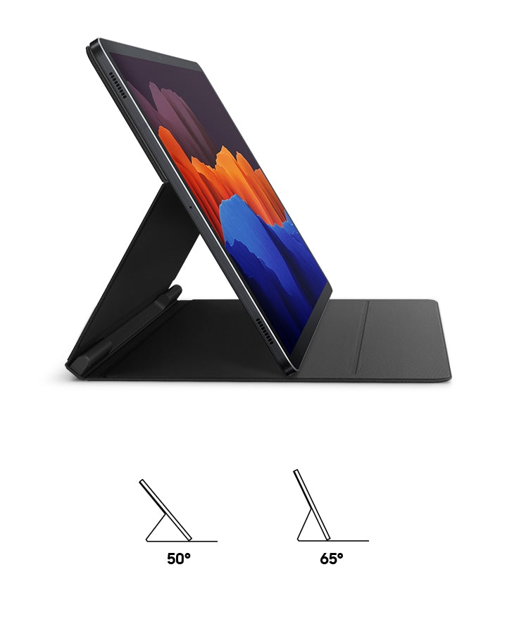 Оригинален Калъф за Samsung Tab S8 Plus/ S7 Plus/ S7 FE Book Case EF-BT970PBE, Черен (2)