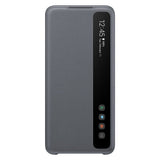 Оригинален Активен Калъф за Samsung S20 Clear View Cover Book Case EF-ZG980CJE, Сив