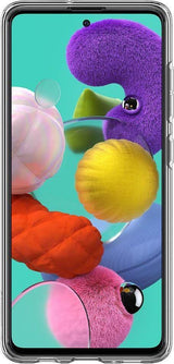 Противоударен Силиконов Калъф за Samsung A71, Spigen Liquid Crystal Case, Прозрачен (3)