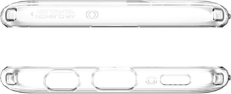 Противоударен Силиконов Калъф за Samsung A71, Spigen Liquid Crystal Case, Прозрачен (6)