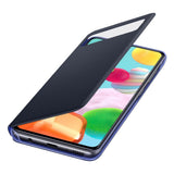 Оригинален Активен Калъф за Samsung A41 S-View Book Case EF-EA415PBE, Черен (2)