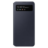 Оригинален Активен Калъф за Samsung A41 S-View Book Case EF-EA415PBE, Черен