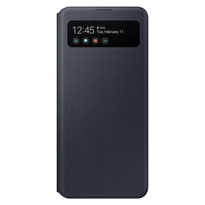 Оригинален Активен Калъф за Samsung A41 S-View Book Case EF-EA415PBE, Черен