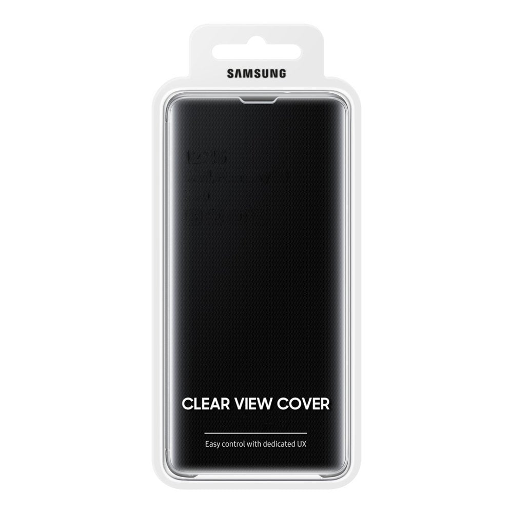 Оригинален Активен Калъф за Samsung Note 20 Clear View Cover Book Case Ef-Zn980cbe, Черен (5)