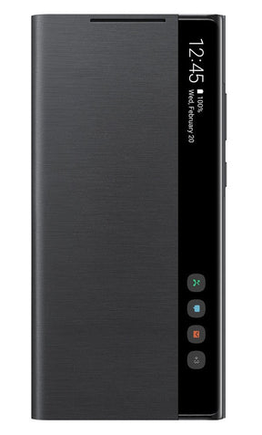 Оригинален Активен Калъф за Samsung Note 20 Clear View Cover Book Case Ef-Zn980cbe, Черен