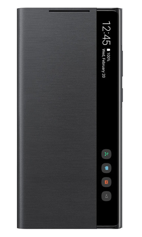 Оригинален Активен Калъф за Samsung Note 20 Clear View Cover Book Case Ef-Zn980cbe, Черен