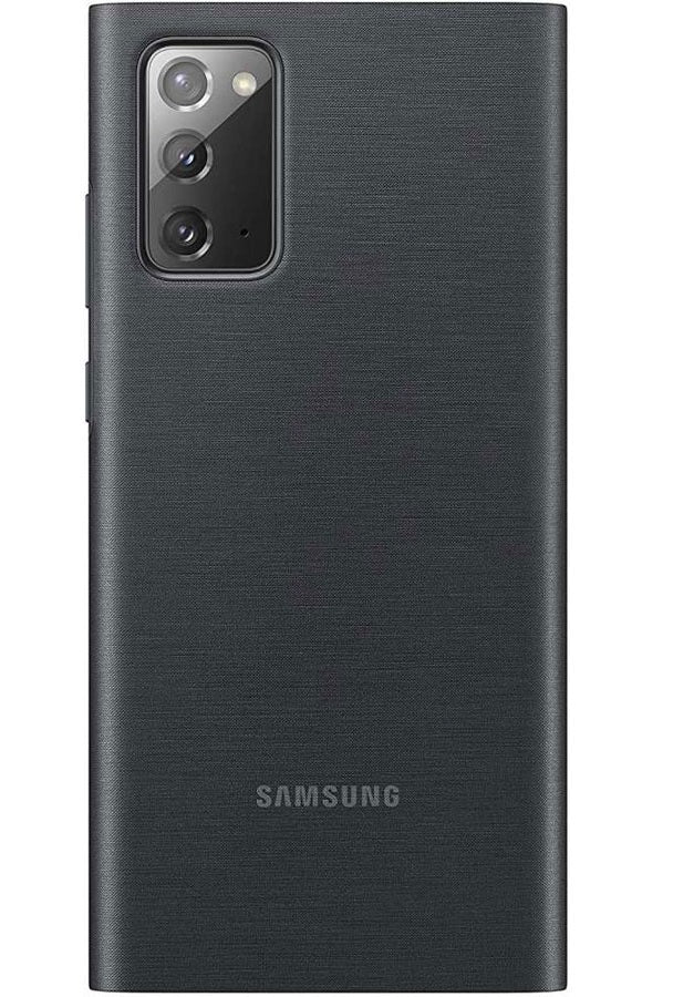 Оригинален Активен Калъф за Samsung Note 20 Clear View Cover Book Case Ef-Zn980cbe, Черен (2)