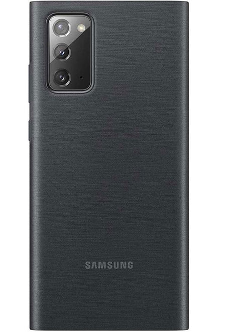 Оригинален Активен Калъф за Samsung Note 20 Clear View Cover Book Case Ef-Zn980cbe, Черен (2)