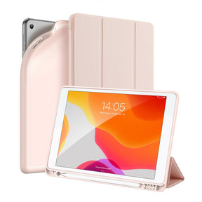 Калъф с Pen Поставка за iPad 9/ 8/ 7 10.2", Dux Ducis Osom Case, Розов