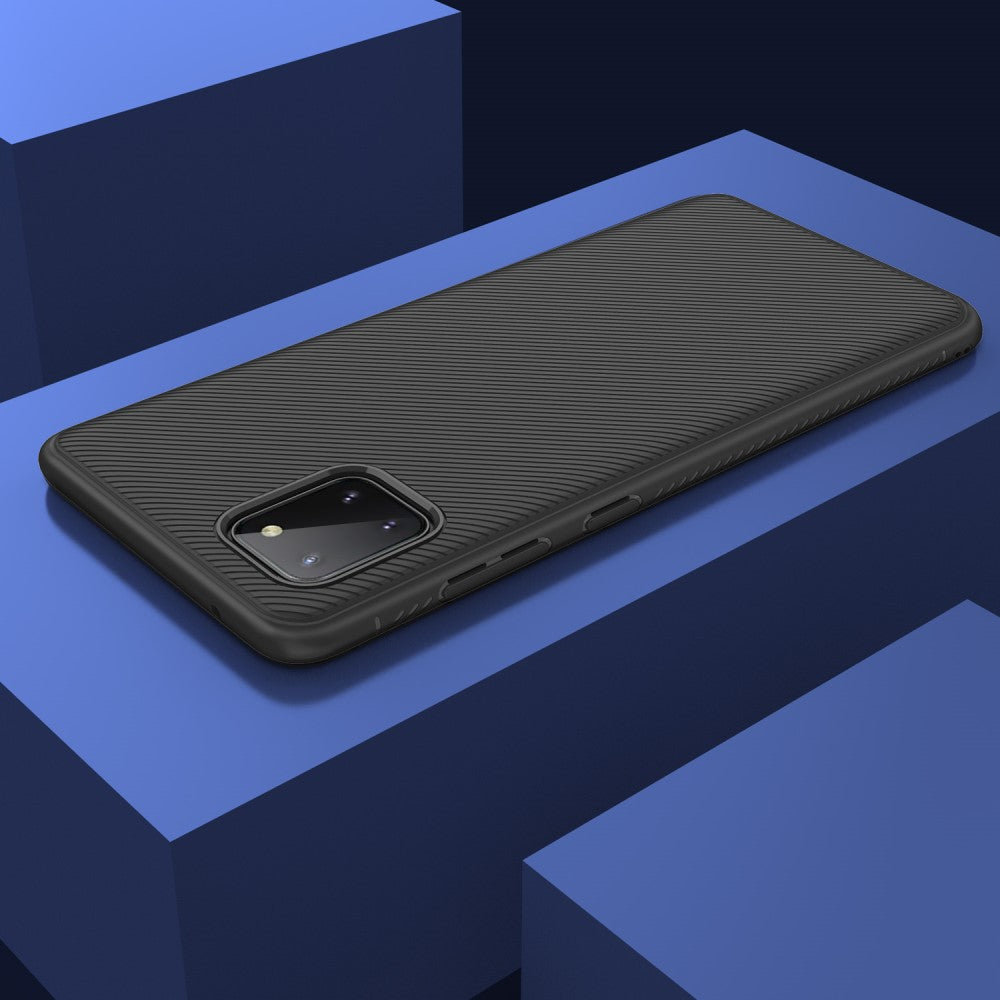 Силиконов Калъф за Samsung Note 10 Lite, Twill Case, Черен (5)