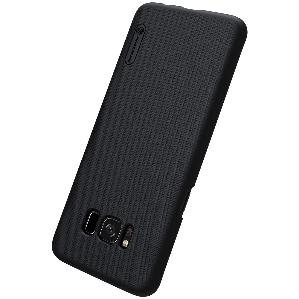 Калъф с Поставка за Samsung S8, Nillkin Super Frosted Case, Черен (3)
