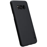 Калъф с Поставка за Samsung S8, Nillkin Super Frosted Case, Черен (4)