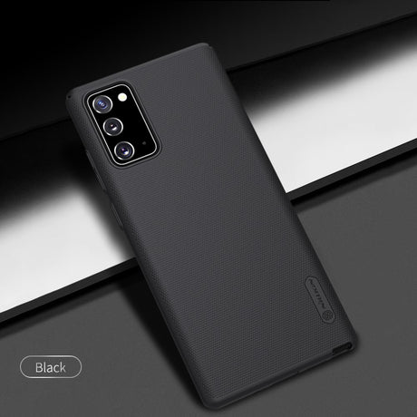 Калъф с Поставка за Samsung Note 20, Nillkin Super Frosted Case, Черен (2)
