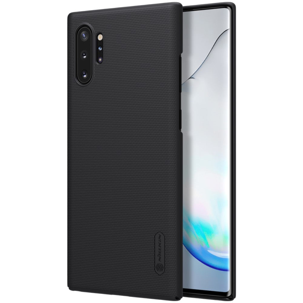 Калъф с Поставка за Samsung Note 10 Plus, Nillkin Super Frosted Case, Черен
