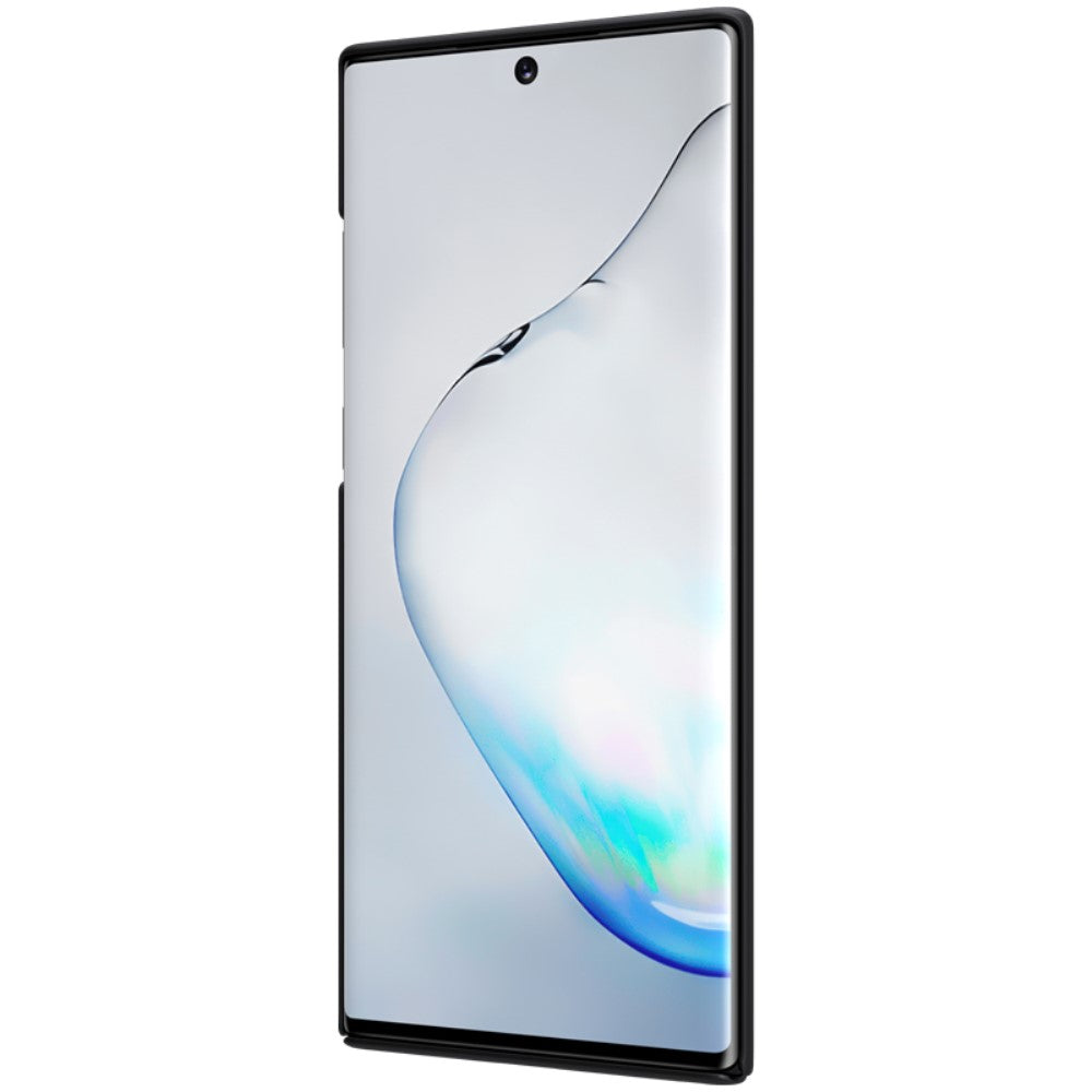 Калъф с Поставка за Samsung Note 10 Plus, Nillkin Super Frosted Case, Черен (4)