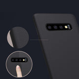 Калъф с Поставка за Samsung S10 Plus, Nillkin Super Frosted Case, Черен (3)