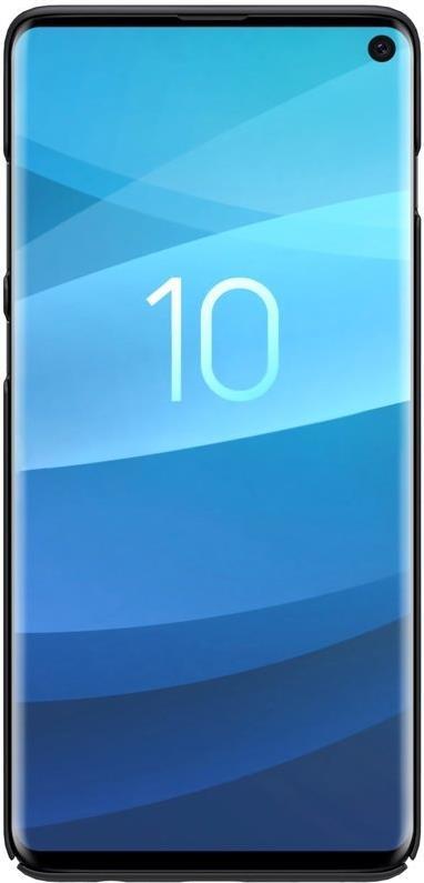 Калъф с Поставка за Samsung S10 Plus, Nillkin Super Frosted Case, Черен (4)