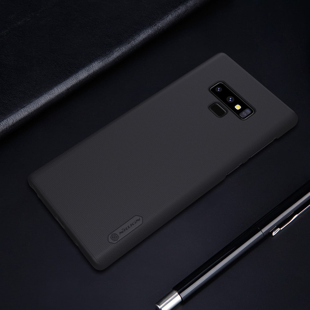 Калъф с Поставка за Samsung Note 9, Nillkin Super Frosted Case, Черен (6)