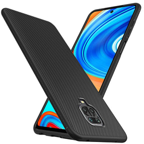 Силиконов Калъф за Xiaomi Redmi Note 9 Pro/9S, Twill Case, Черен