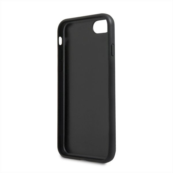 Луксозен Калъф за iPhone SE 2022/2020 8/7, Karl Lagerfeld Karl & Choupette Case, Черен (7)