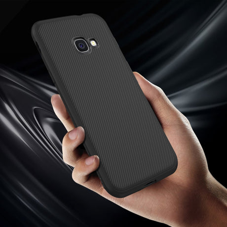 Силиконов Калъф за Samsung Xcover 4s, Twill Case, Черен (4)
