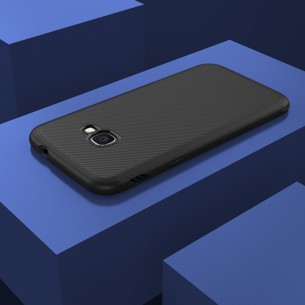Силиконов Калъф за Samsung Xcover 4s, Twill Case, Черен (5)