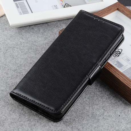 Кожен Калъф за Huawei P40 Lite, Horse Book Case, Черен (6)
