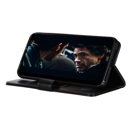 Кожен Калъф за Huawei P40 Lite, Horse Book Case, Черен (4)