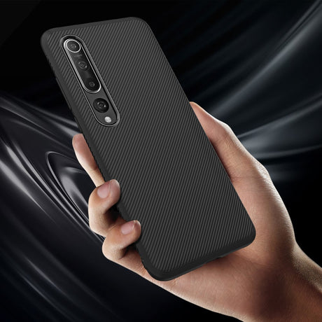 Силиконов Калъф за Xiaomi MI 10 Pro, Twill Case, Черен (6)