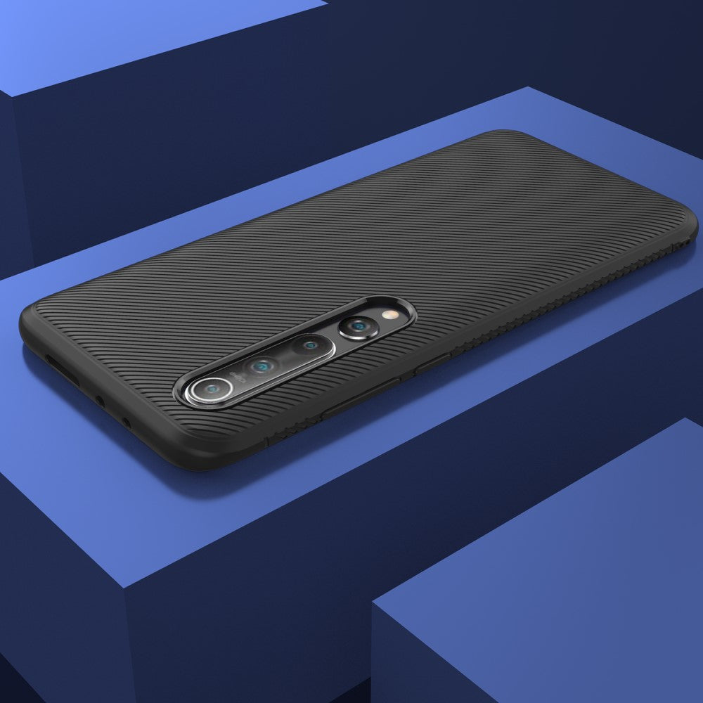Силиконов Калъф за Xiaomi MI 10 Pro, Twill Case, Черен (4)