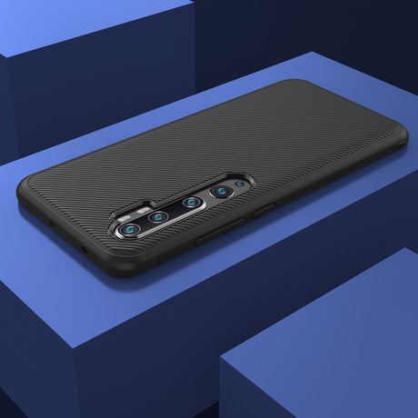 Силиконов Калъф за Xiaomi MI Note 10/Pro, Twill Case, Черен (4)