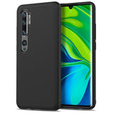 Силиконов Калъф за Xiaomi MI Note 10/Pro, Twill Case, Черен