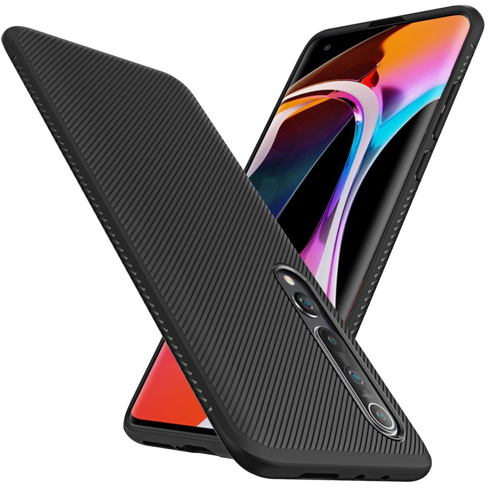 Силиконов Калъф за Xiaomi MI 10 Pro, Twill Case, Черен (2)