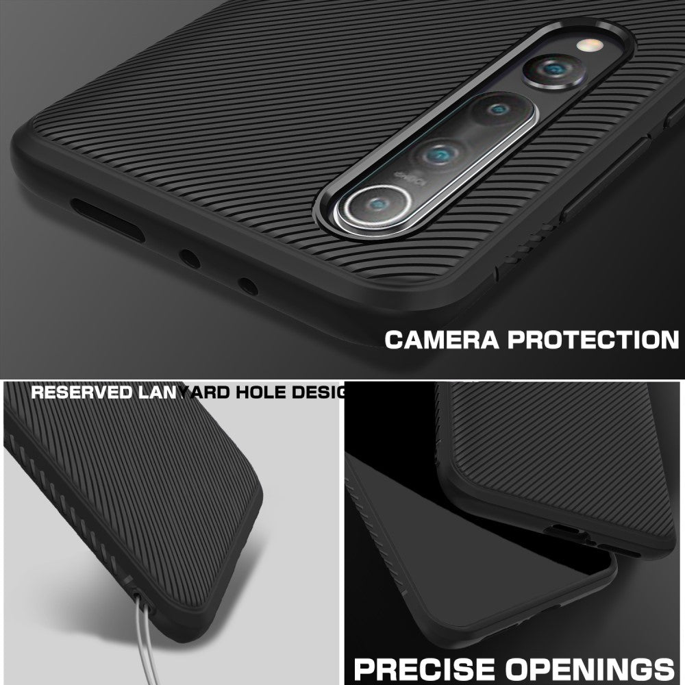 Силиконов Калъф за Xiaomi MI 10 Pro, Twill Case, Черен (5)