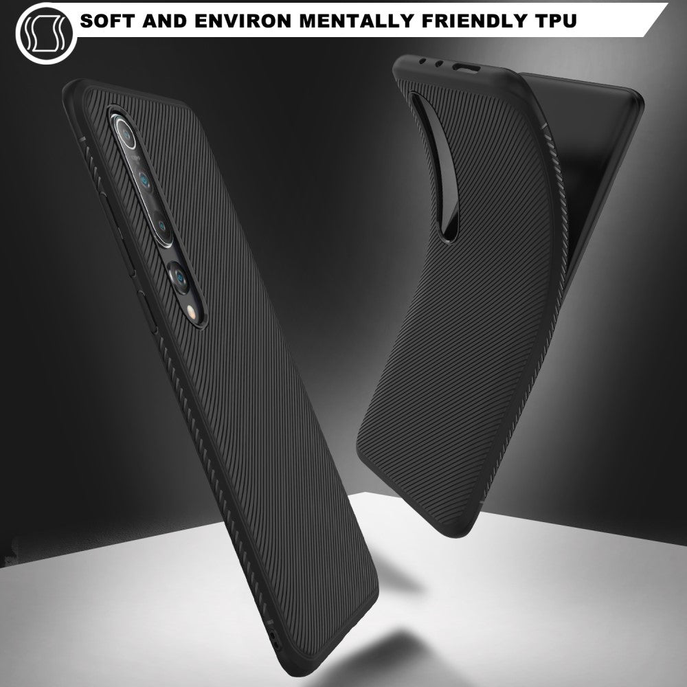 Силиконов Калъф за Xiaomi MI 10 Pro, Twill Case, Черен (8)