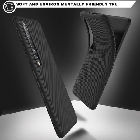 Силиконов Калъф за Xiaomi MI 10 Pro, Twill Case, Черен (8)