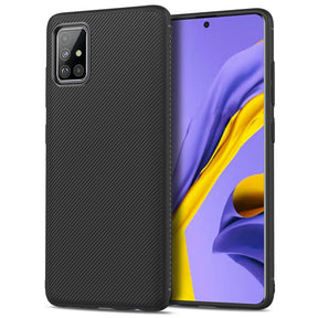 Силиконов Калъф за Samsung A51, Twill Case, Черен