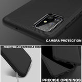 Силиконов Калъф за Samsung A51, Twill Case, Черен (7)