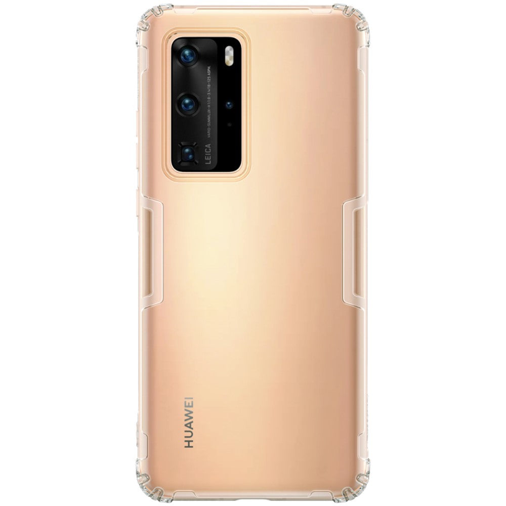 Противоударен Силиконов Калъф за Huawei P40 Pro, Nillkin Shockproof Case, Прозрачен