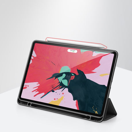 Калъф с Pen Поставка за iPad Pro 11, Dux Ducis Domo Case, Черен (2)