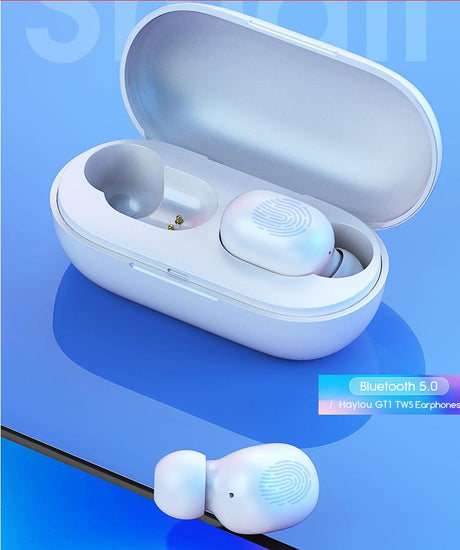 Безжични Слушалки за Xiaomi Handsfree Bluetooth GT1 Haylou, Бял