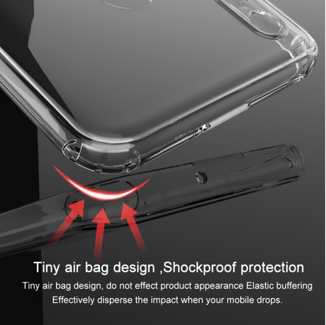 Противоударен Силиконов Калъф за Huawei P30 Lite, Imak Armor Case UX-6, Прозрачен (3)