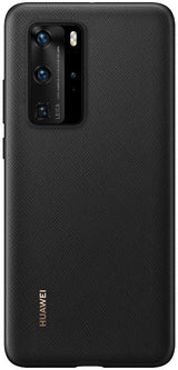 Оригинален Кожен Калъф за Huawei P40 Pro PU Case, Черен