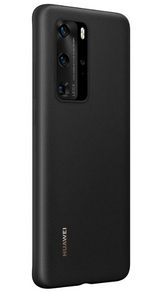 Оригинален Кожен Калъф за Huawei P40 Pro PU Case, Черен (2)