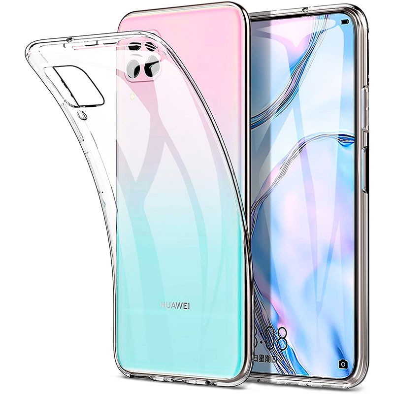 Оригинален Силиконов Калъф за Huawei P40 Lite Е Soft TPU Case, Прозрачен (2)