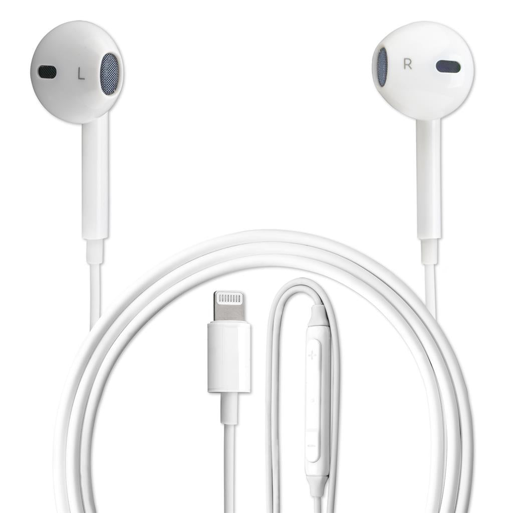 Слушалки за iPhone (Lightning), 4Smarts Handsfree Melody MFI, Бял (2)