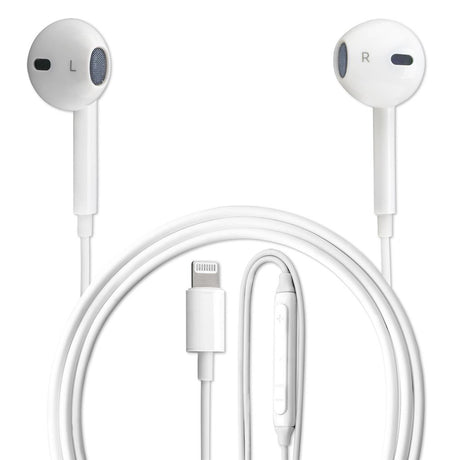 Слушалки за iPhone (Lightning), 4Smarts Handsfree Melody MFI, Бял (2)