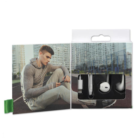 Слушалки за iPhone (Lightning), 4Smarts Handsfree Melody MFI, Бял (3)