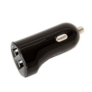 Зарядно за Кола, Cygnett 12v Charger 2.1a Dual Power Mini II, Черен (2)
