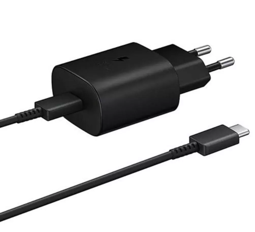 Оригинално Зарядно Samsung 45W 220v Super Fast Charger и USB-C Кабел Ep-Ta845xbe, Черен (2)
